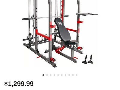 Marcy Pro Smith Machine Home Gym Training System Cage