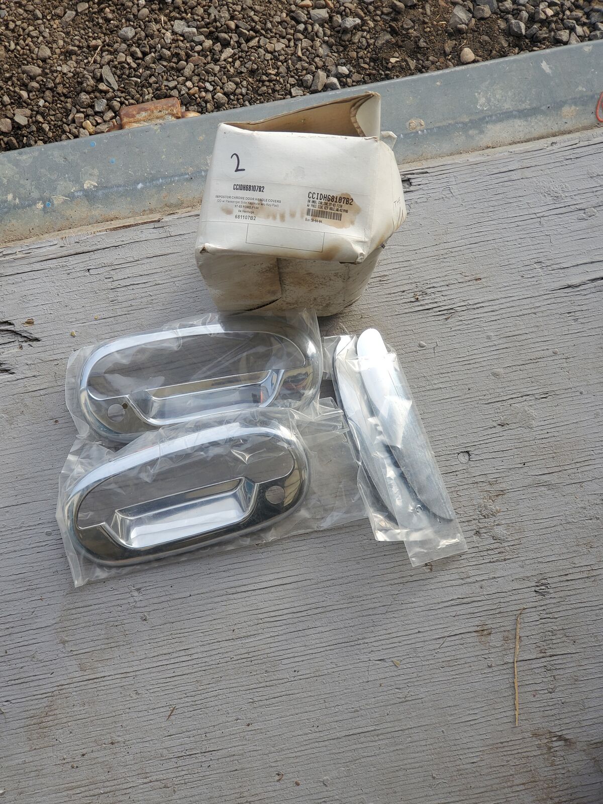 1997-2003 Ford F-150 2-Door Chrome Door Handle Covers