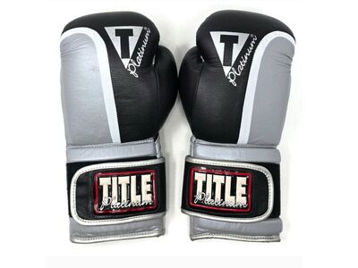 Title Platinum Leather Boxing Gloves 12oz – Training – Great Condition