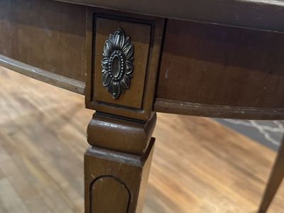 Well Made And Well Lived Vintage Table W/2 Leaves