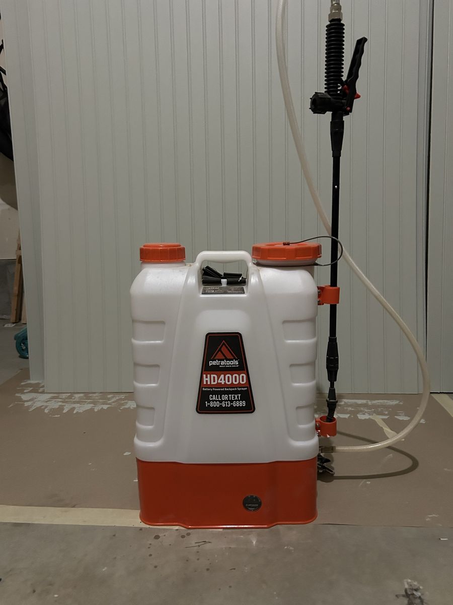 PetraTools HD4000 Battery Powered Backpack Sprayer - Built Rock Solid