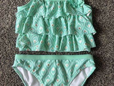 NEW! Crazy8 Girl's Two-Piece Swimsuit- Size S