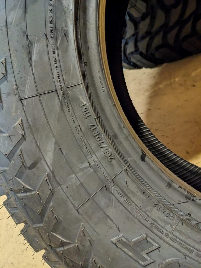 4 BIG O BIG FOOT A/T II BSW P 265 70 17 115T SL ALL TERRAIN TIRES BIGO-22187