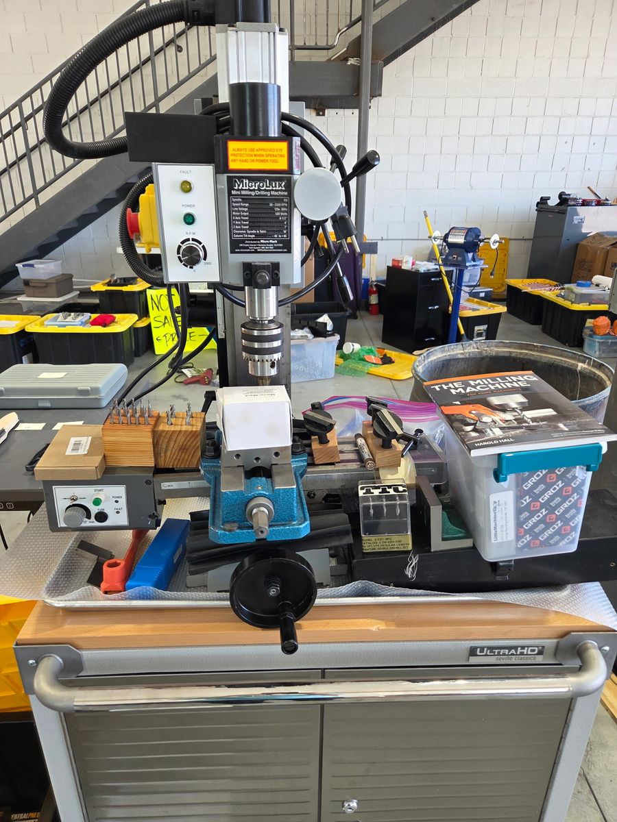 MicroLux Mini Milling Machine Complete Shop Package