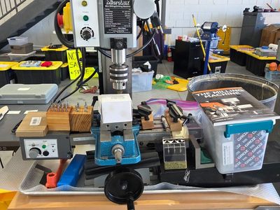 MicroLux Mini Milling Machine Complete Shop Package