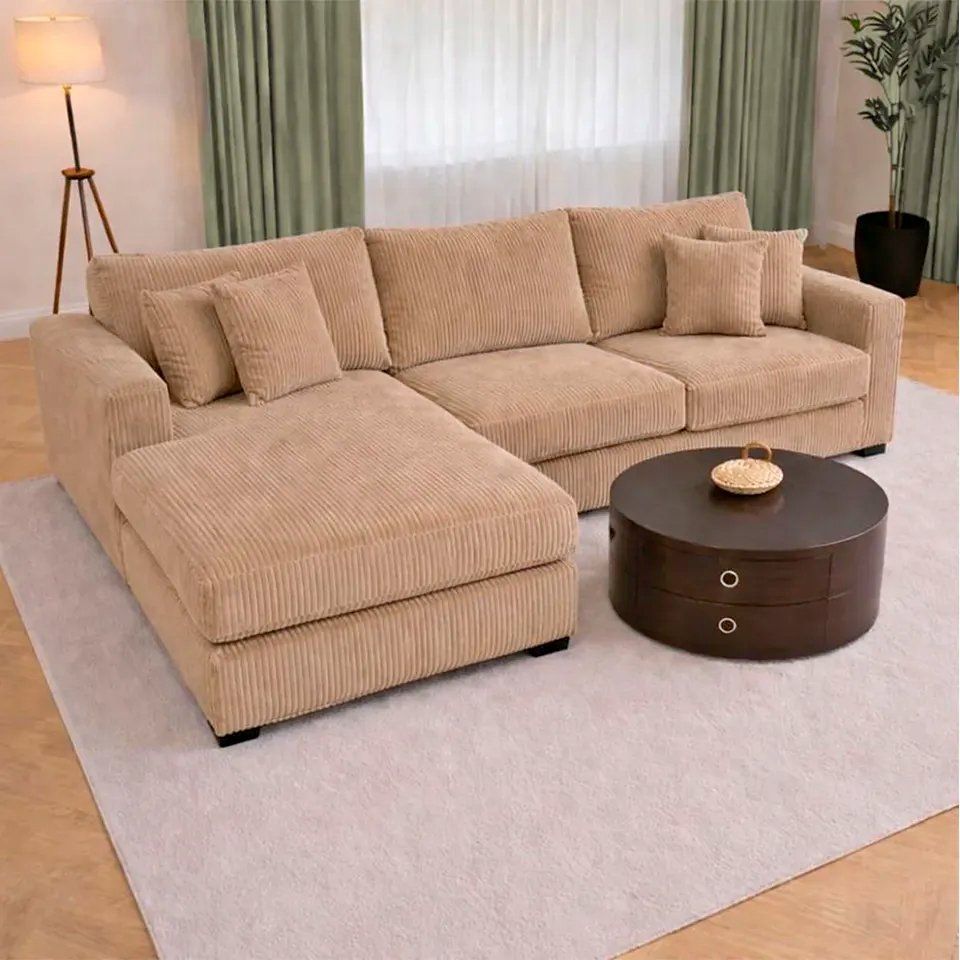 60% OFF RIBBED CHENILLE SECTIONAL  ONLY $1,200