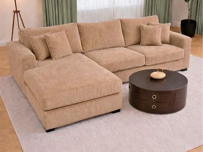 60% OFF RIBBED CHENILLE SECTIONAL ONLY $1,200