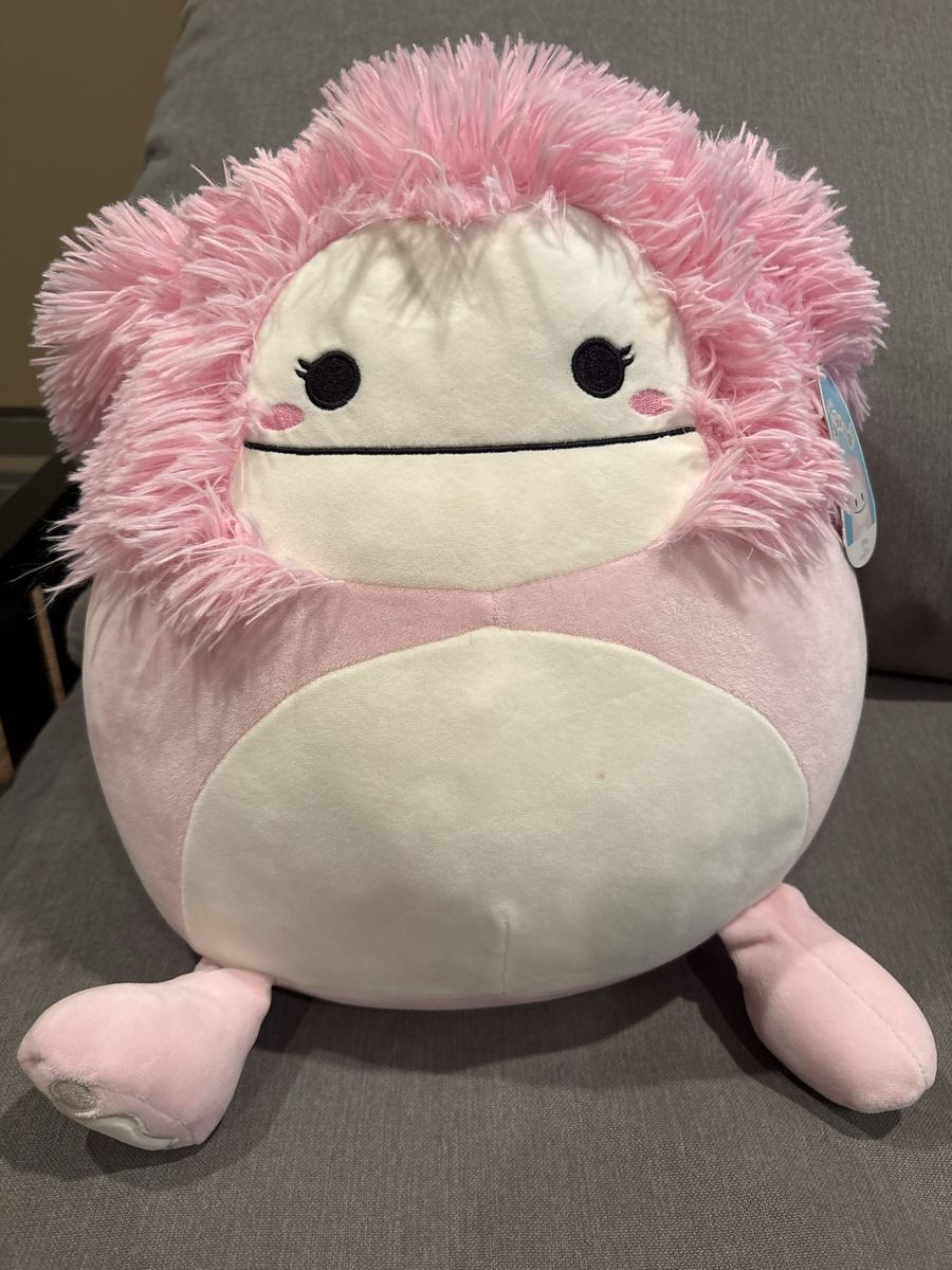 Squishmallows Brina The Pink Bigfoot Plush Stuffed Animal 12 Inch with Tag