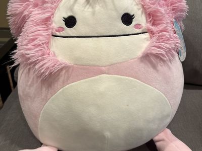 Squishmallows Brina The Pink Bigfoot Plush Stuffed Animal 12 Inch with Tag