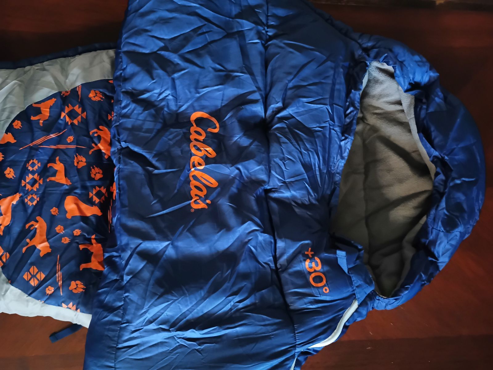 Cabela's Kids +30° Mummy Sleeping Bag Camping