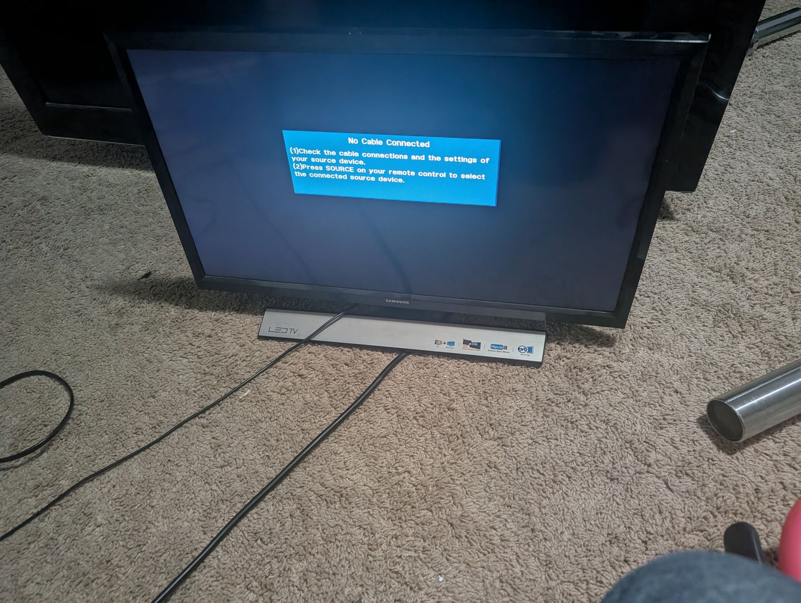 Samsung T24E310ND 24” Widescreen LED  Display Monitor W/ Power Cord