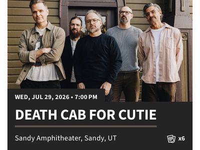 DEATH CAB FOR CUTIE WEDS 7/29 SOLD OUT SHOW