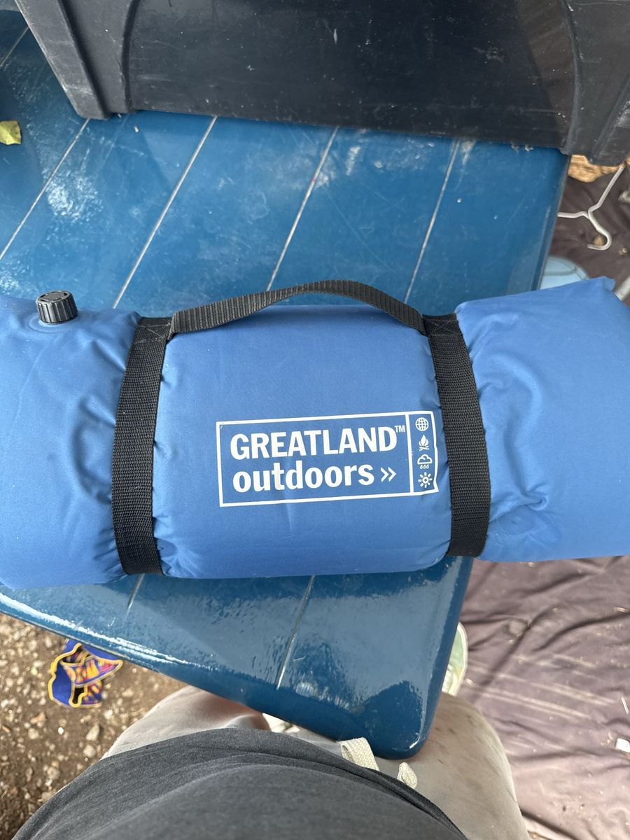 Greatland Outdoors Blue Rolling Camping Mat Sleeping Pad