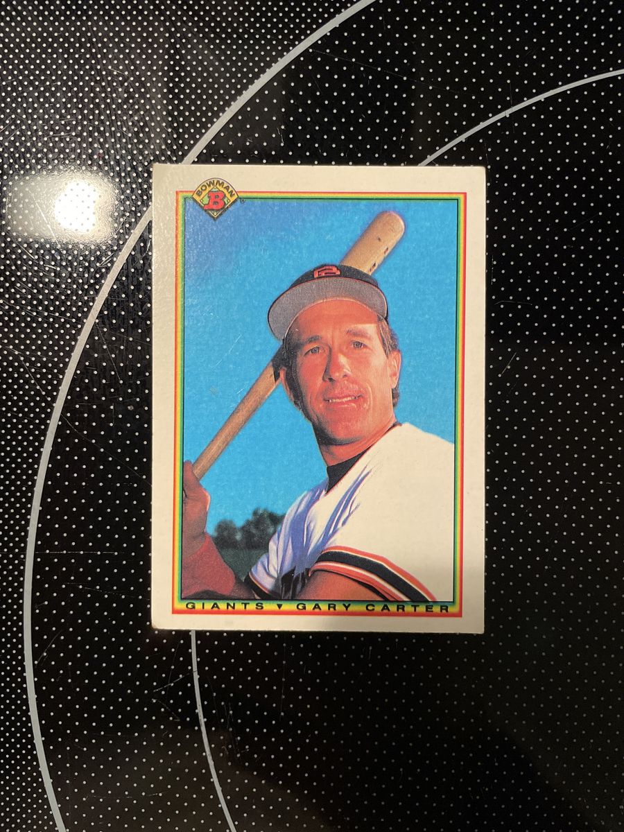 1990 Bowman Baseball Card Gary Carter #302 - San Francisco Giants
