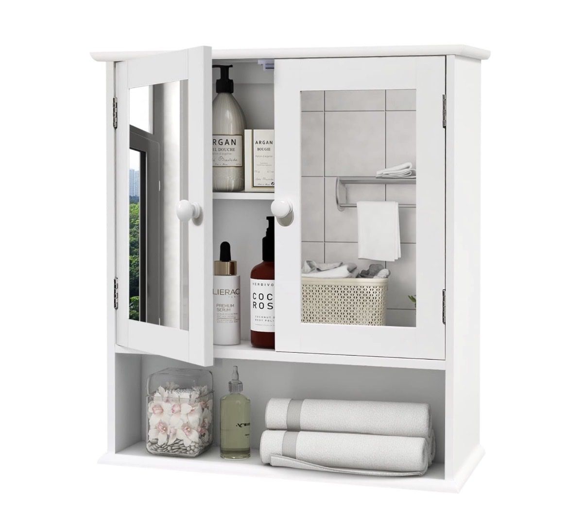 New! Cabinet for Bathroom with Mirror