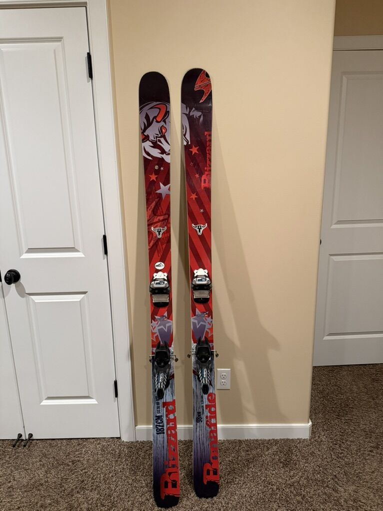 Blizzard Bonafide Skis 187 Length 98 Under Foot