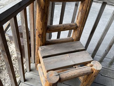 Log Chairs and tables