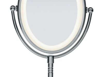LED Double sided Magnified Mirror