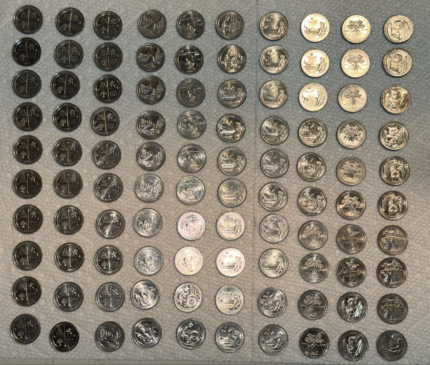 100 Rare W Quarters- Includes All 10 Designs
