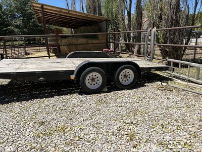 1994 Flatbed tandem axle utility trailer