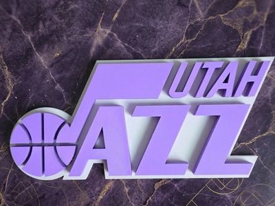 Utah Jazz 3D Printed Wall Art – Custom Purple & White