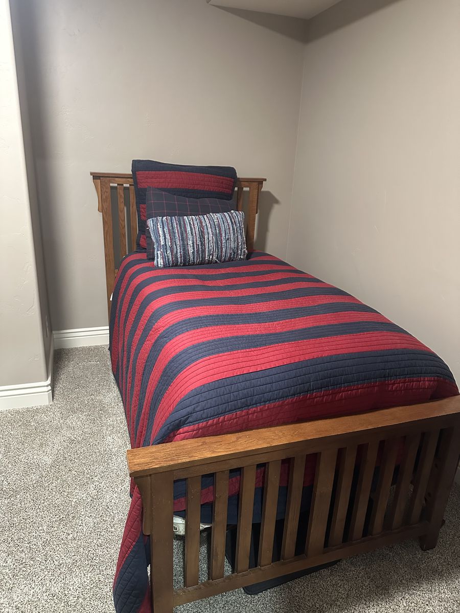 Twin Bed with Dresser