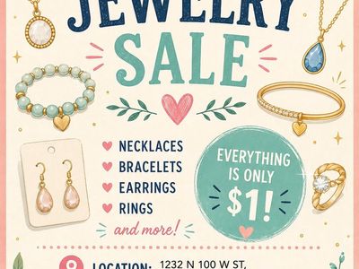 Summer Yard Sale & Jewelry Sale - Vintage, Clothing, Home Decor, Legos, Games, Jewelry