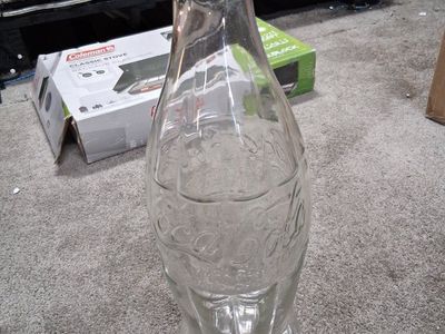 Huge 20" Glass CoCa'Cola Bottle Perfect Condition!