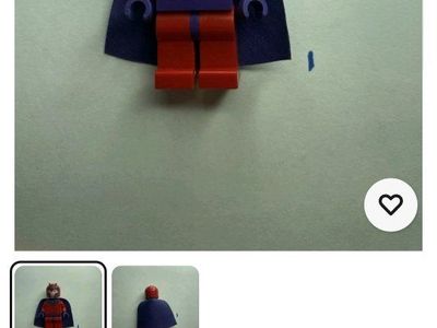 RARE LEGO Marvel Super Heroes Magneto Minifigure - Red Outfit (sh031) 2012