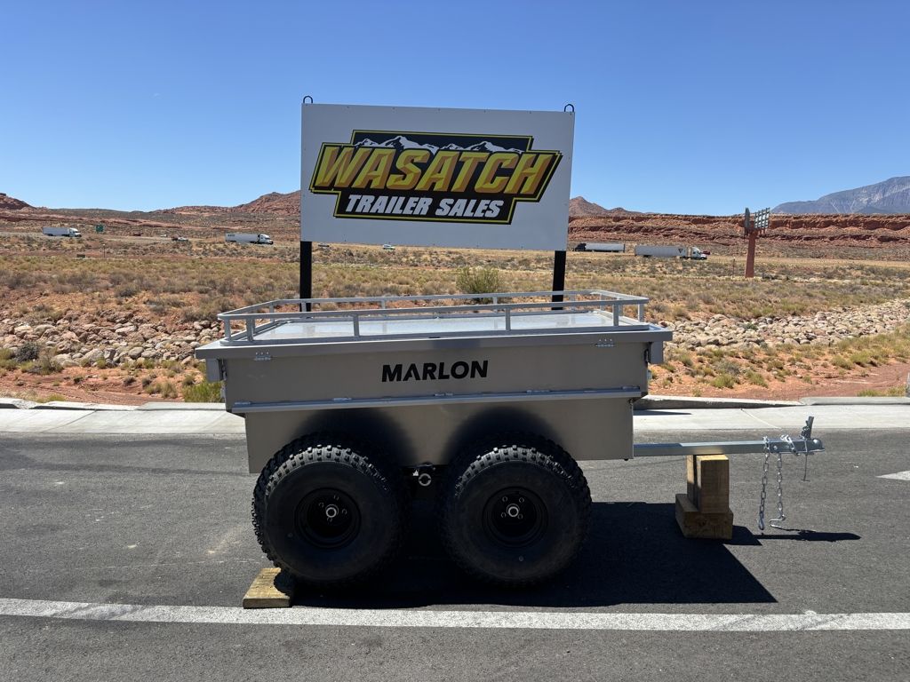 2026 Marlon 5X3 ATV Aluminum Pull Behind Trailer w