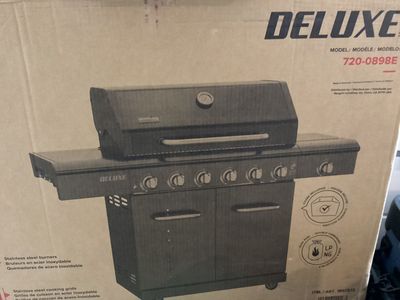 NexGrill Deluxe 720-0898E 7-Burner Propane Gas Grill with Stainless Steel Burners & Side Burner