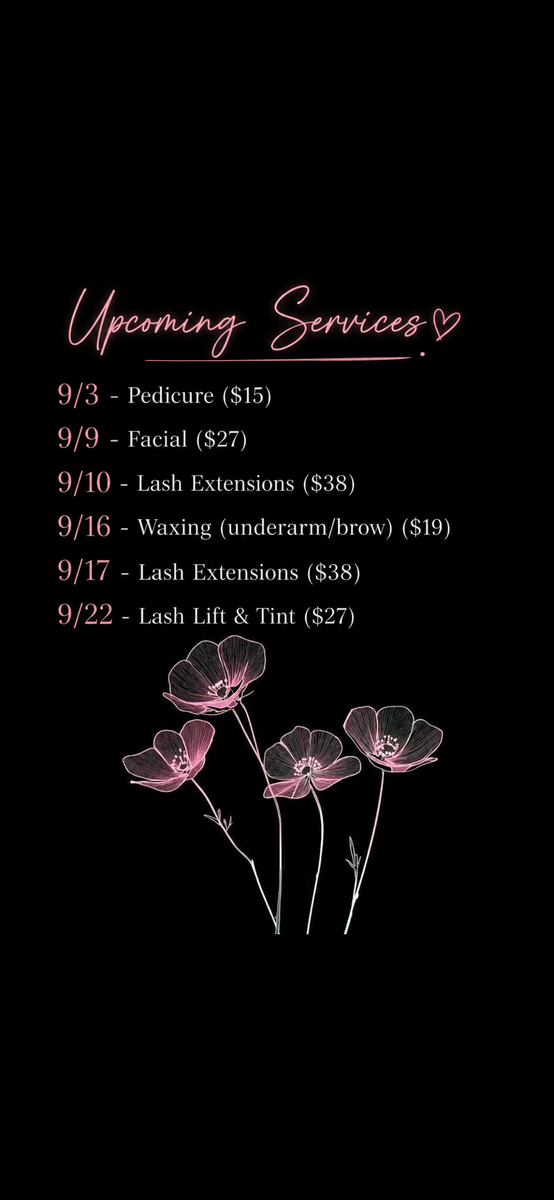  Esthetician Student Model Call 