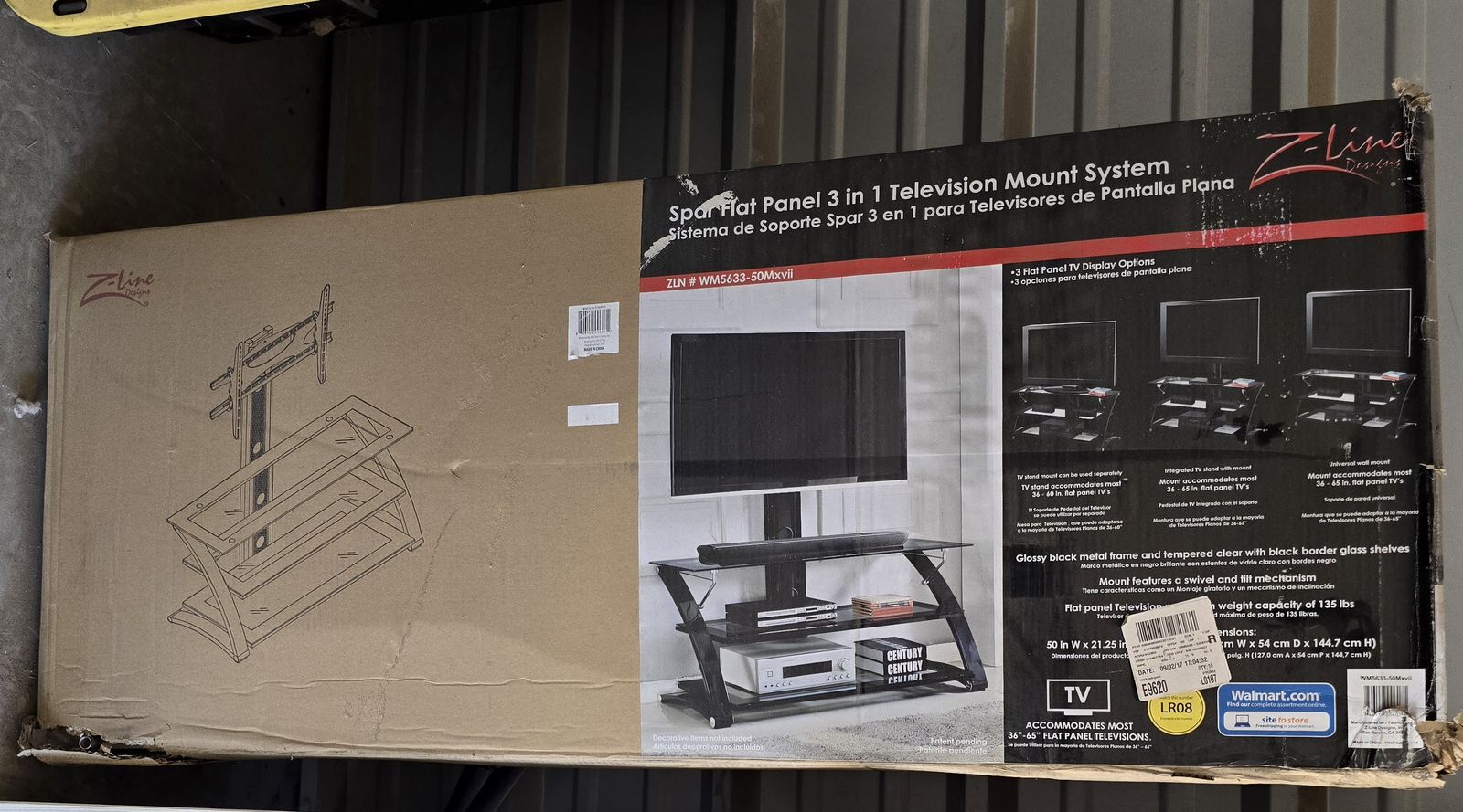 Flat Panel 3 in 1 TV Mount System and Entertainment Stand