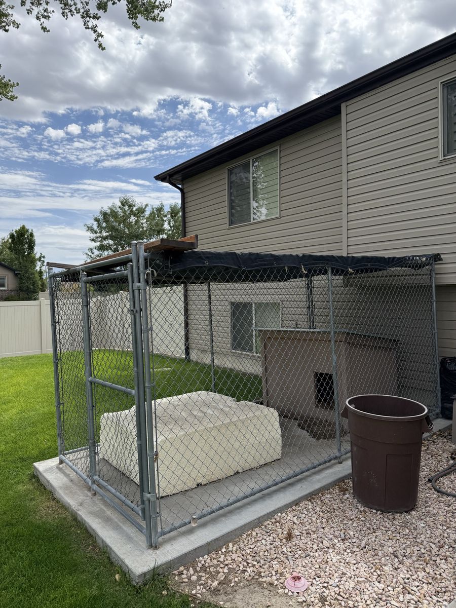 Dog kennel and insulated house 
