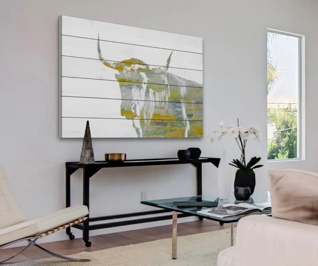 Picture- Wall Hanging Steer