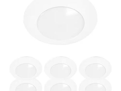 HALO HLCE 6" LED Recessed Light Trim (6-Pack)