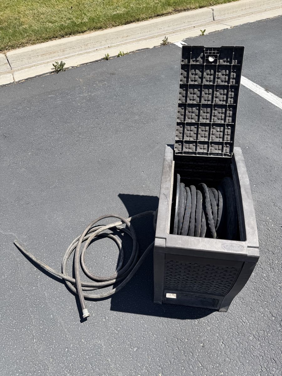 75FT Garden Hose + Covered Hose Reel