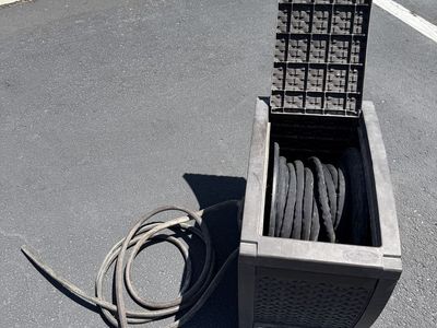 75FT Garden Hose + Covered Hose Reel