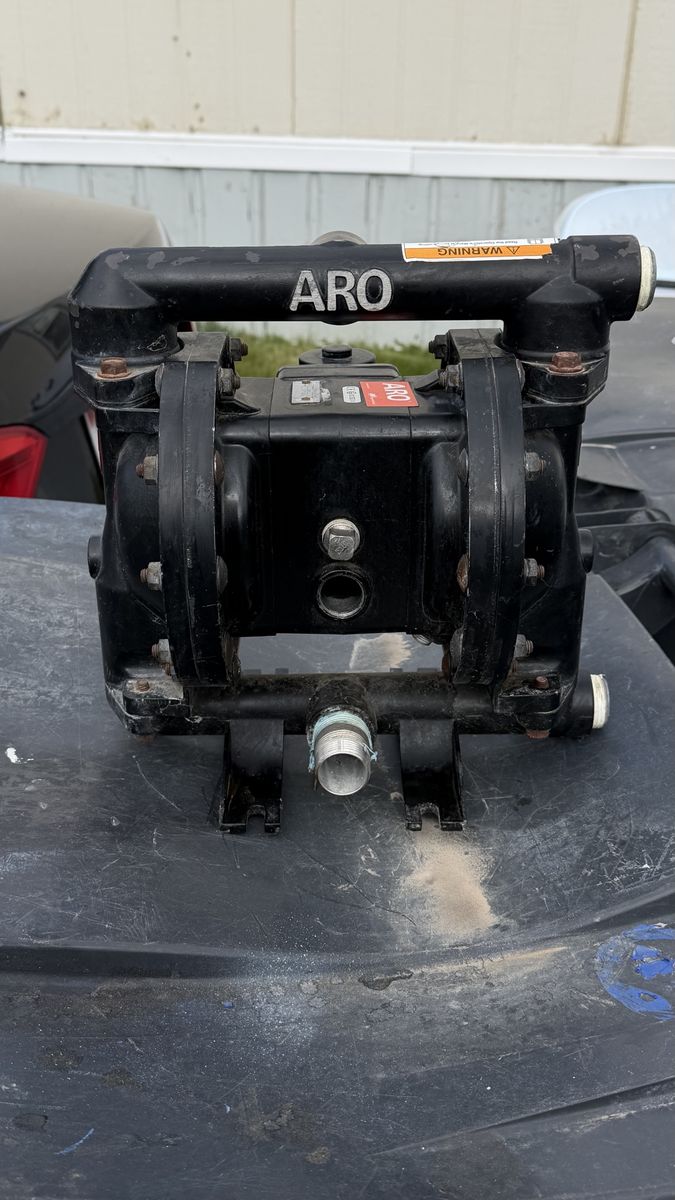 ARO(Ingersoll rand) air driven double diaphragm pump.