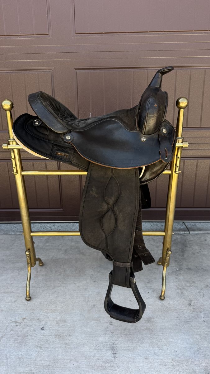 Big Horn #101 15” Lightweight Leather/Cordura Saddle