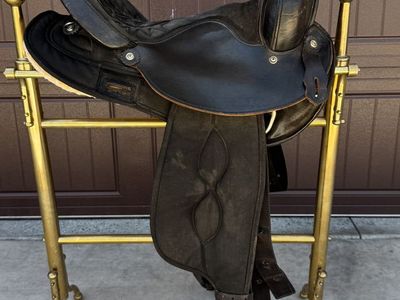 Big Horn #101 15” Lightweight Leather/Cordura Saddle
