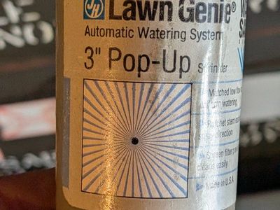3" genie pop up spiniklers, and misc PVC parts