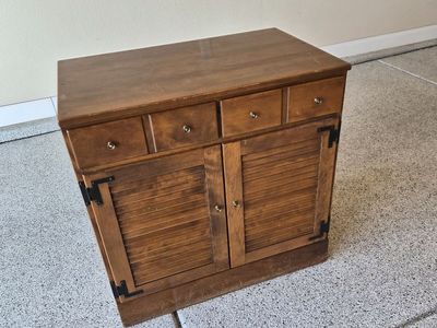 Ethan Allen Chest with hutch/dropleaf desk