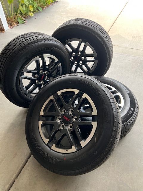 TACOMA TRD SPORT 18 OEM WHEELS & TIRES NEW