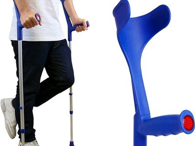 Pepe Forearm Crutches x2, Adjustable, Aluminum, Made in Europe