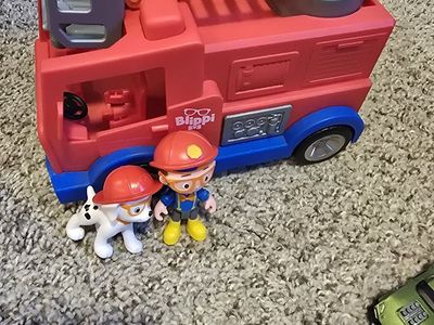 Blippi Fire Truck Toy with Figures