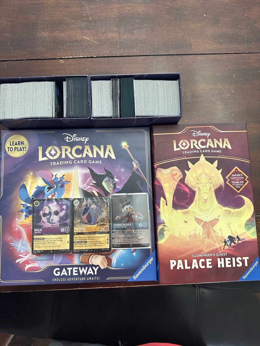 Disney Lorcana Trading Card Game Gateway & Palace Heist Set