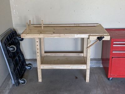 Woodworking bench