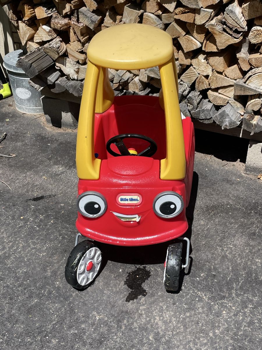 Little Tikes Cozy Coupe Red and Yellow Ride-On Toy Car