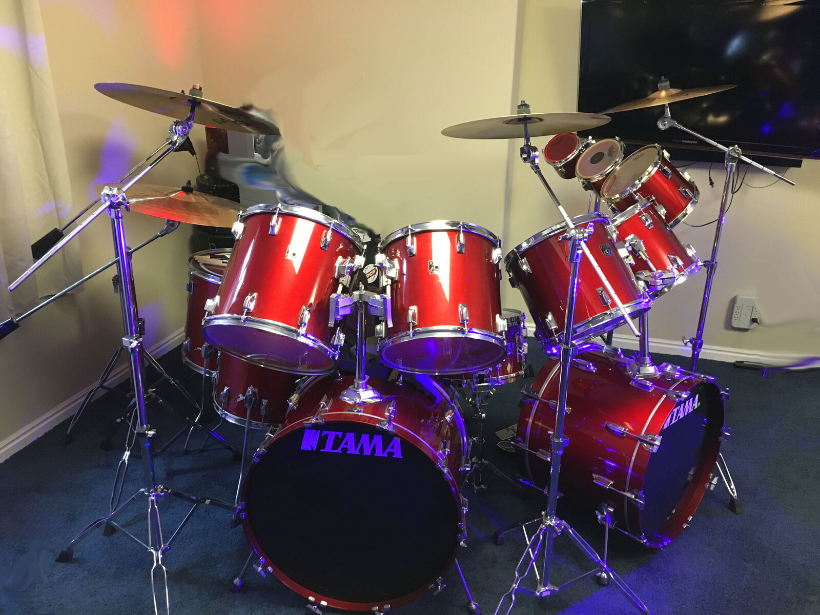 Vintage TAMA Superstar huge Double bass Drum kit